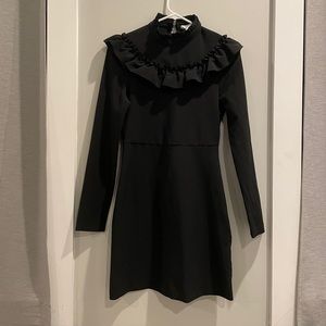 Elegant Black Dress H&M Size: XS